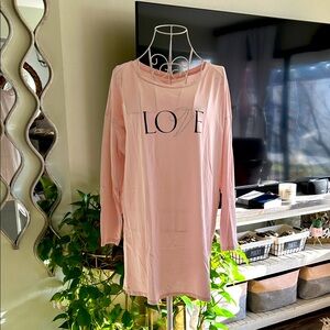 Victoria's Secret Light Pink Long Sleeve pajama